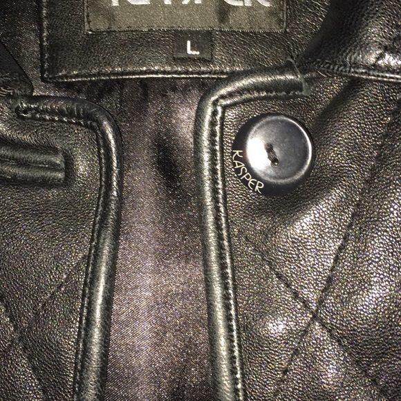 Leather jasper jacke like new. Used 1x  heavy duty coat - Picture 5 of 7